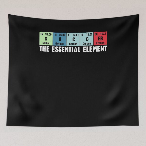 Item preview, Soccer The Essential Element Periodic Table designed and sold by Sinful Charm.