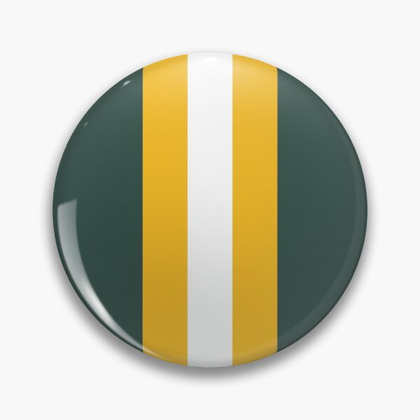 Item preview, Retro American Football Stripes Green Bay Green, Yellow, White  designed and sold by Sporting Colour.