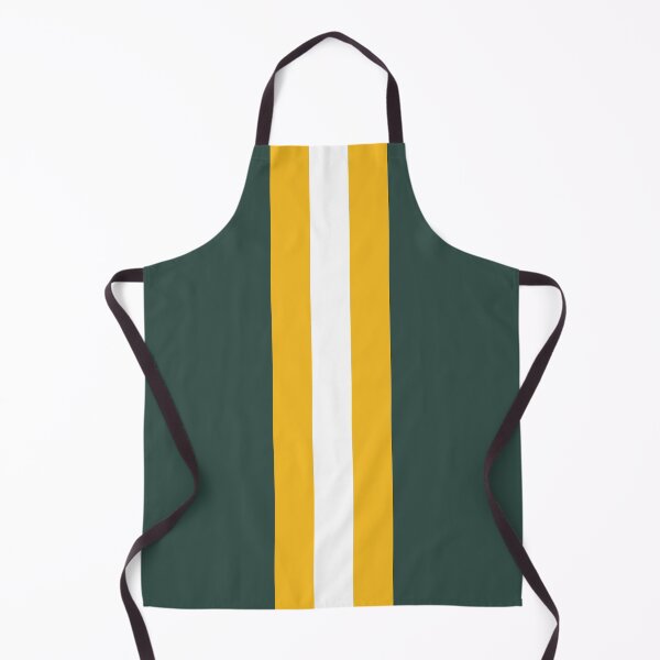 Item preview, Retro American Football Stripes Green Bay Green, Yellow, White designed and sold by Sporting Colour.