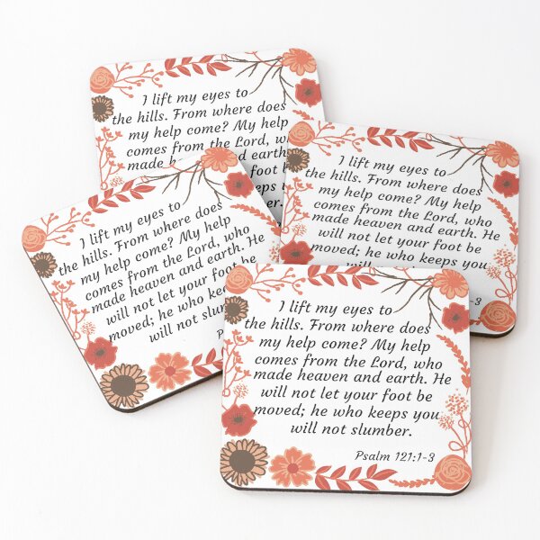 Item preview, Psalm 121:1-3 Bible Verse designed and sold by Sandra Le Roux.
