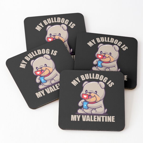 Item preview, my bulldog is my valentine designed and sold by Gloria312.