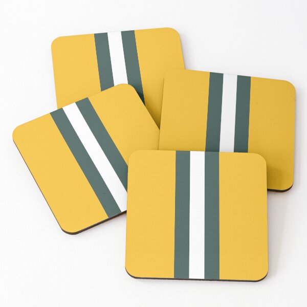 Item preview, Retro American Football Stripes Green Bay Yellow, Green, White  designed and sold by Sporting Colour.