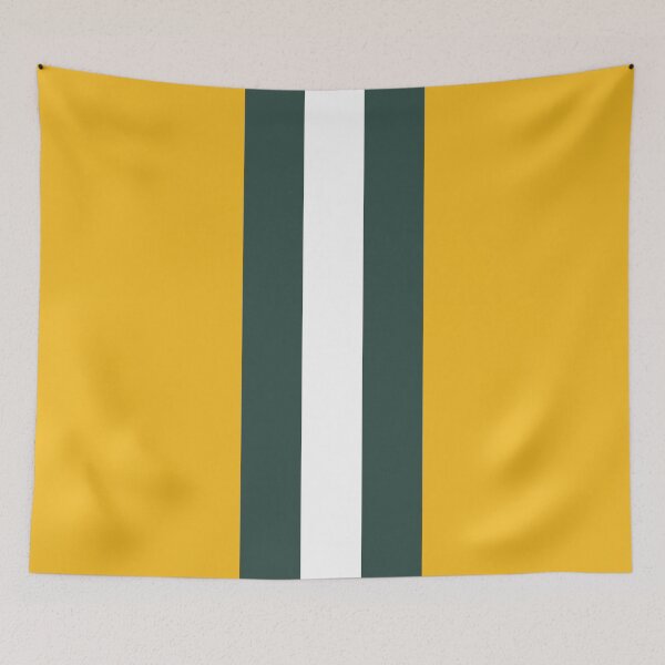 Item preview, Retro American Football Stripes Green Bay Yellow, Green, White  designed and sold by Sporting Colour.