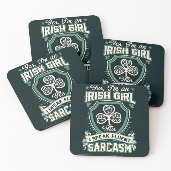 Item preview, Yes I'm an Irish girl. Yes I speak fluent sarcasm designed and sold by SidTastic .