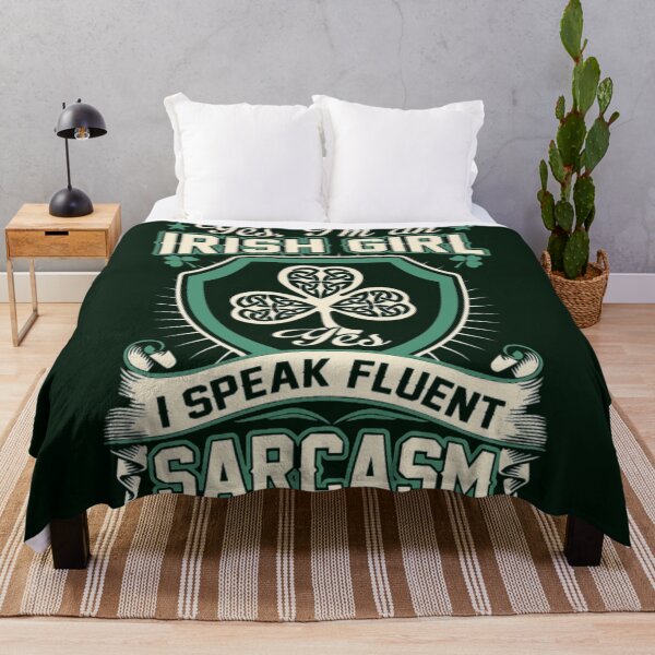 Item preview, Yes I'm an Irish girl. Yes I speak fluent sarcasm designed and sold by SidTastic .