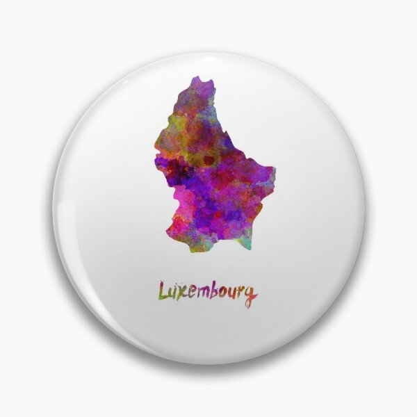 Item preview, Luxembourg watercolor map designed and sold by paulrommer.