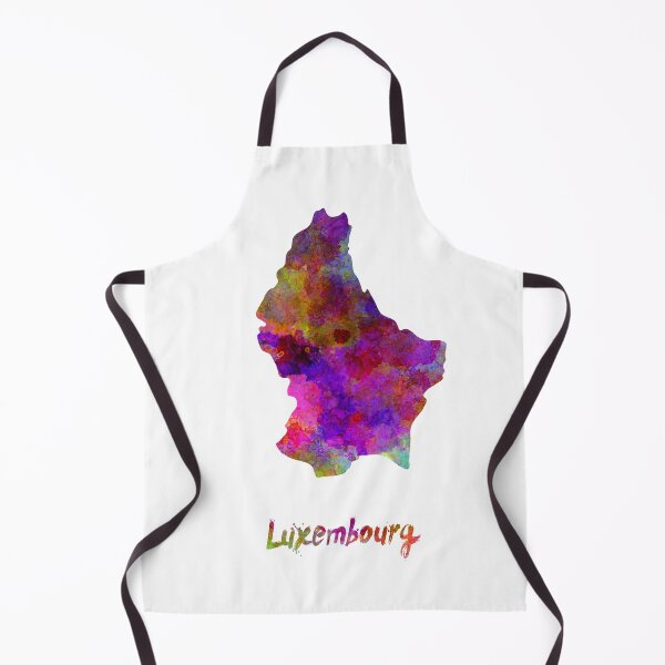 Item preview, Luxembourg watercolor map designed and sold by paulrommer.