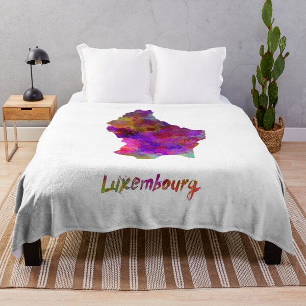Item preview, Luxembourg watercolor map designed and sold by paulrommer.