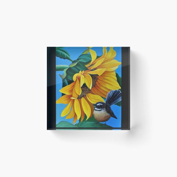Item preview, Sunflower and Fantail designed and sold by artyone2.