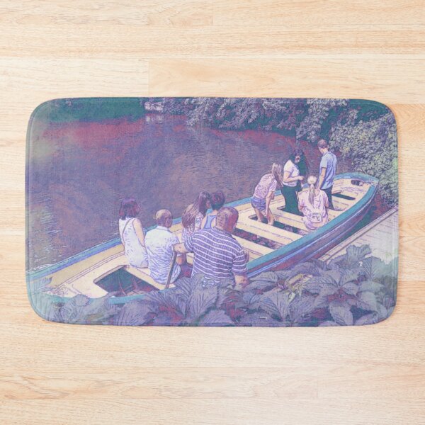 Item preview, Boat Landing with Family Watercolor designed and sold by Billgreen54.
