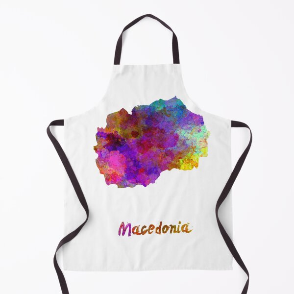 Item preview, Macedonia watercolor map designed and sold by paulrommer.