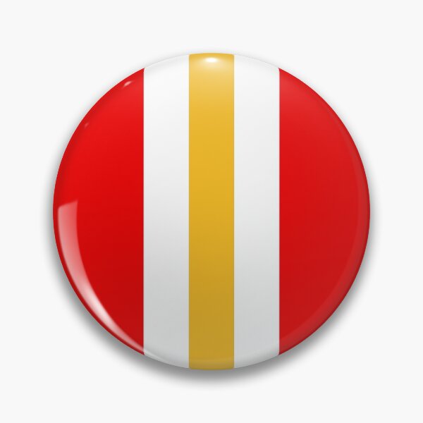 Item preview, Retro American Football Stripes Kansas Red, White, Yellow  designed and sold by Sporting Colour.