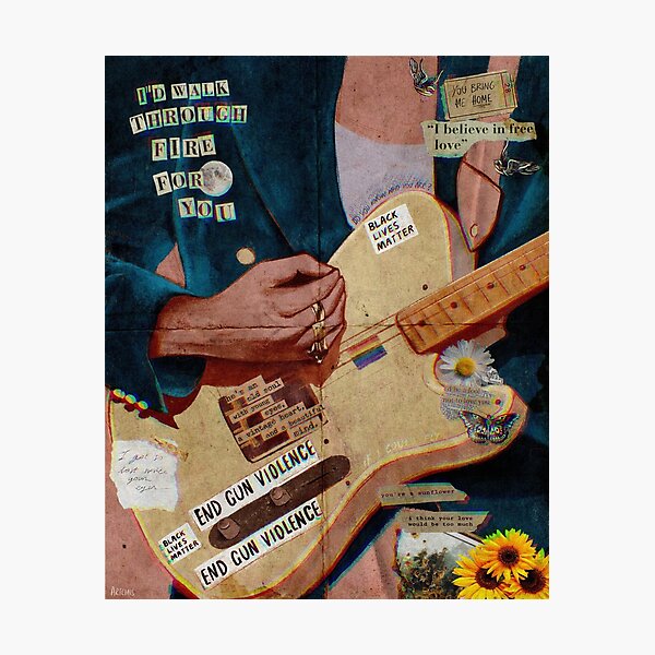 Harry Styles Illustration Photographic Print