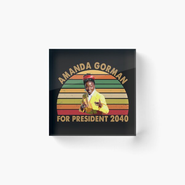 Item preview, AMANDA GORMAN for president 2040 designed and sold by Kaliarizone.