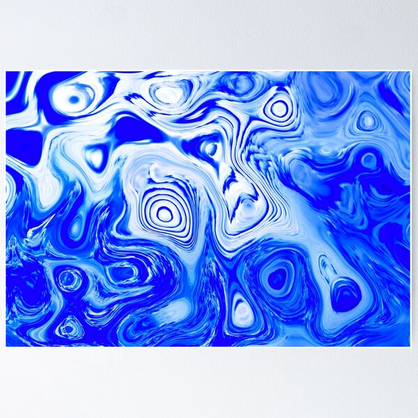Item preview, Electric Blue Marble designed and sold by IgniteWithin.