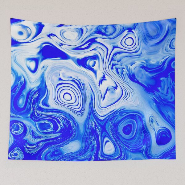 Item preview, Electric Blue Marble designed and sold by IgniteWithin.