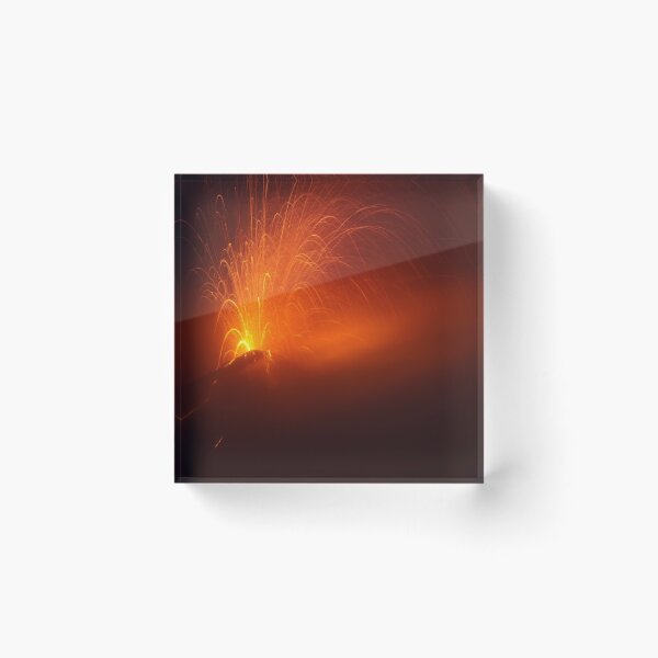 Item preview, Volcano erupting at night designed and sold by WatTees.