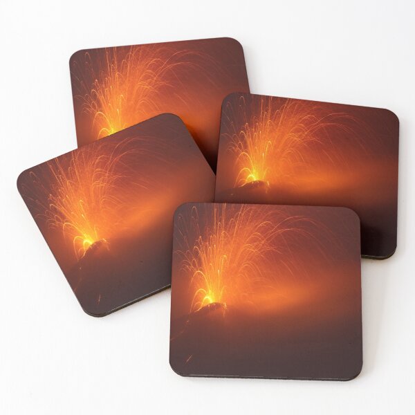 Item preview, Volcano erupting at night designed and sold by WatTees.