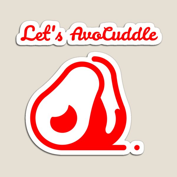 Item preview, Let's Avocuddle Valentine - Valentine Avocado  designed and sold by spfdesign.
