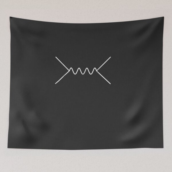 Item preview, Feynman Diagram (White): Physics Quantum Science designed and sold by JoanMitchsd.