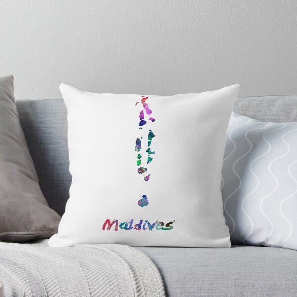 Item preview,  Maldives watercolor map designed and sold by paulrommer.