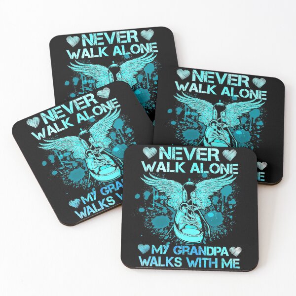 Item preview, Never Walk Alone My Grandpa Walks With Me gift for dad and mom whose daughter was in heaven, valentine gift designed and sold by davidcgonzale.