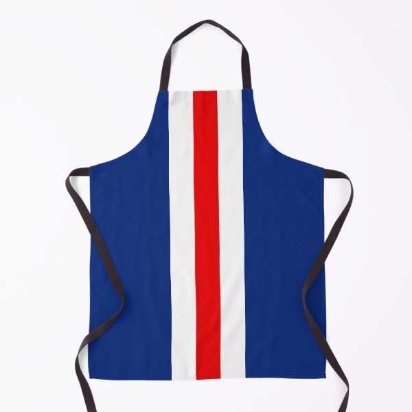 Item preview, Retro American Football Stripes Buffalo Blue, White, Red designed and sold by Sporting Colour.