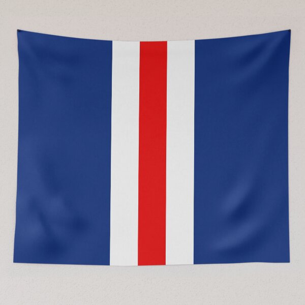 Item preview, Retro American Football Stripes Buffalo Blue, White, Red  designed and sold by Sporting Colour.