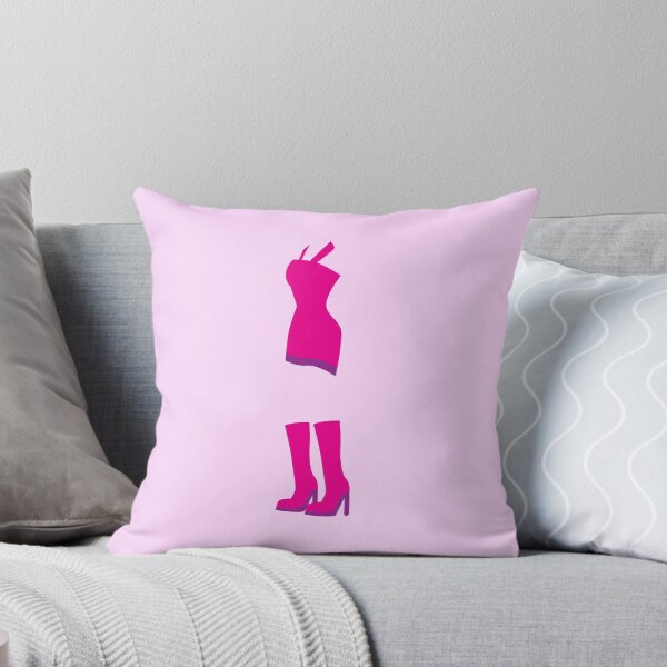 Item preview, cute hot pink dress with knee high boots designed and sold by JacSpac.