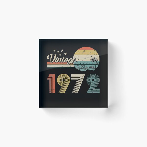 Item preview, Vintage 1972, Born in 1972 Birthday Retro Design,49th Birthday Gift, 49 Years Old designed and sold by MN-Shop0123.