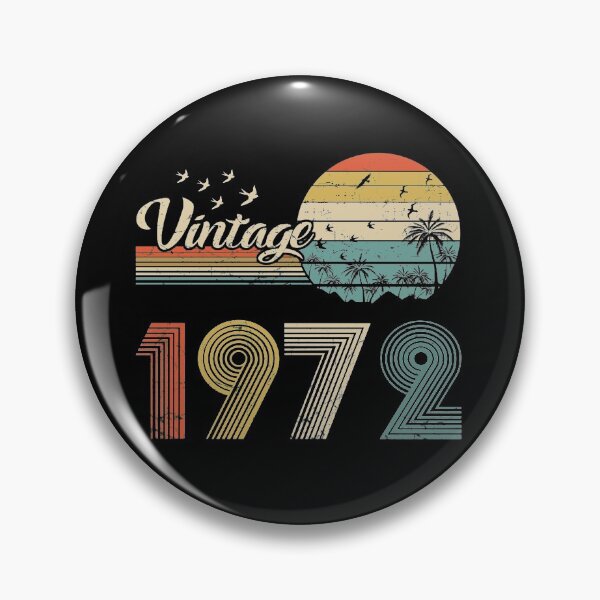 Item preview, Vintage 1972, Born in 1972 Birthday Retro Design,49th Birthday Gift, 49 Years Old designed and sold by MN-Shop0123.