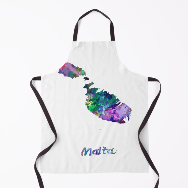 Item preview, Malta watercolor map designed and sold by paulrommer.
