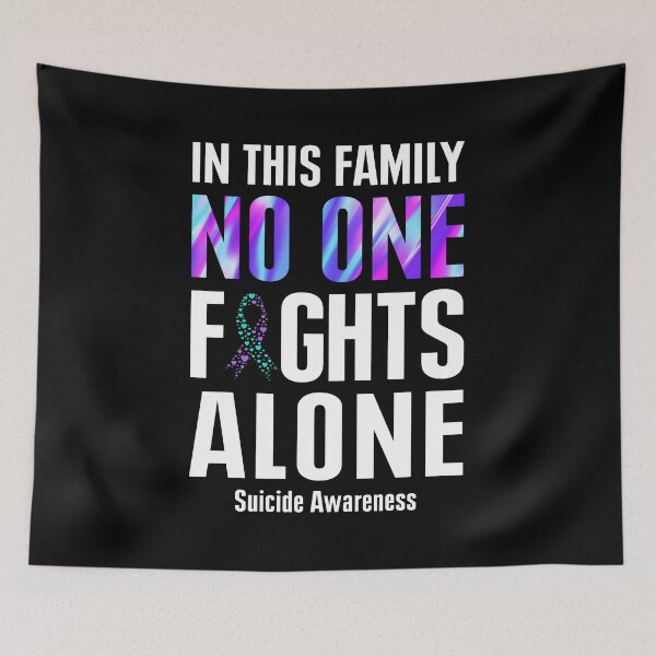 Item preview, Cool Family Fight With Suicide Prevention Retro Shirt Semicolon Awareness T Shirt designed and sold by tuanitus.