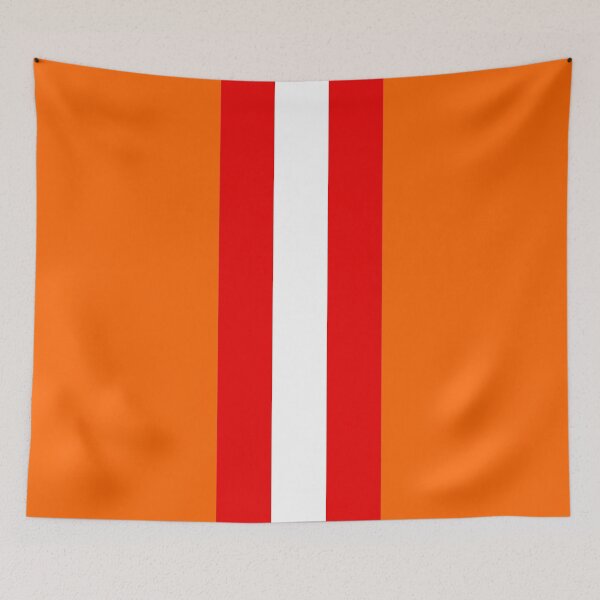Item preview, Retro American Football Stripes Tampa Bay Orange, Red, White   designed and sold by Sporting Colour.