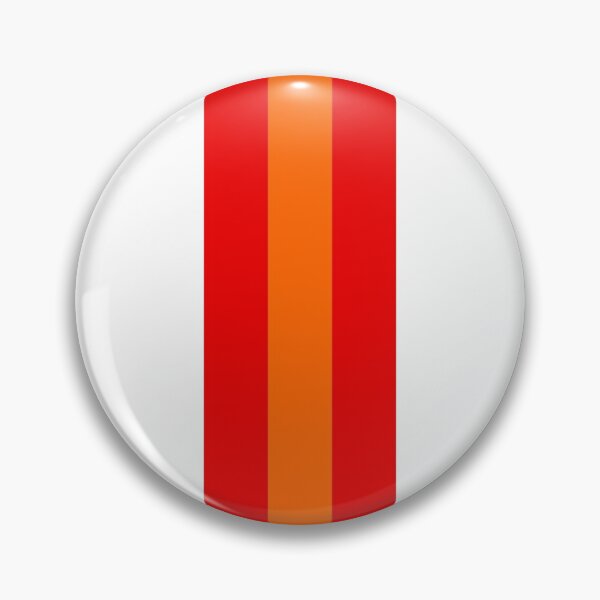Item preview, Retro American Football Stripes Tampa Bay White, Red, Orange    designed and sold by Sporting Colour.