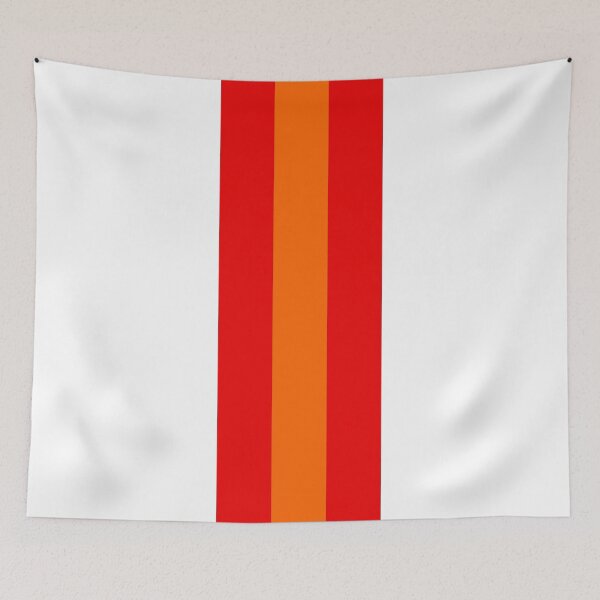 Item preview, Retro American Football Stripes Tampa Bay White, Red, Orange    designed and sold by Sporting Colour.