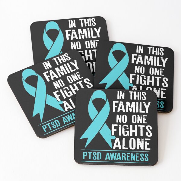 Item preview, Support PTSD Warrior Shirt No One Fights Alone PTSD Awareness Memorial T Shirt designed and sold by tuanitus.