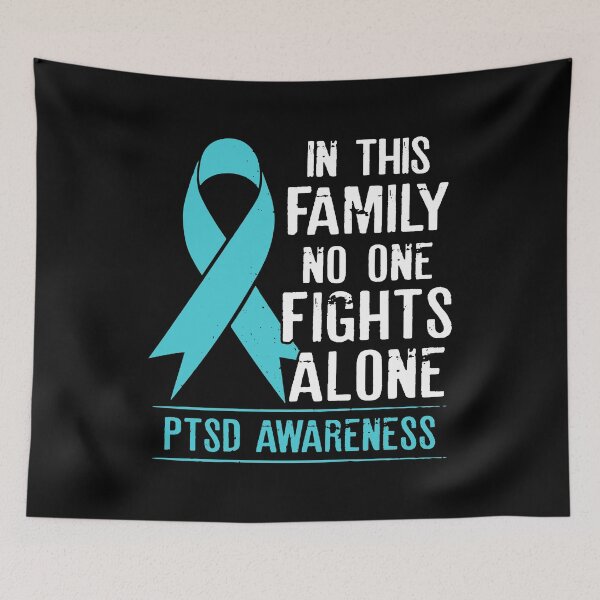 Item preview, Support PTSD Warrior Shirt No One Fights Alone PTSD Awareness Memorial T Shirt designed and sold by tuanitus.