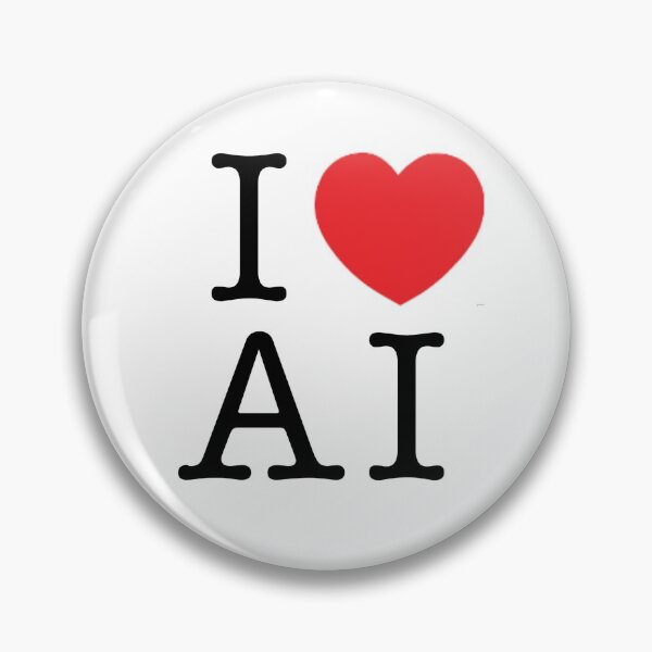 Item preview, I Love AI designed and sold by mrcase.