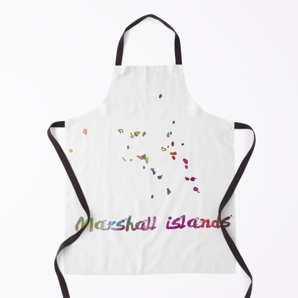 Item preview, Marshall islands watercolor map designed and sold by paulrommer.
