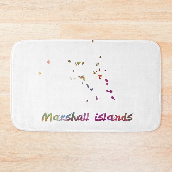 Item preview,  Marshall islands watercolor map designed and sold by paulrommer.