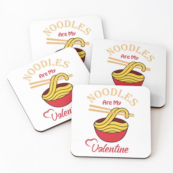 Item preview, Noodles Are My Valentine designed and sold by AmethystMurad.