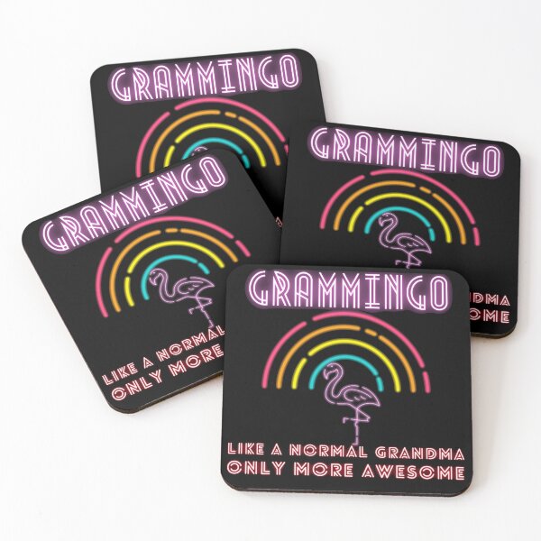 Item preview, Grammingo Like A Normal Grandma Only More Awesome Mom - Pink Flamingo designed and sold by mewsis.