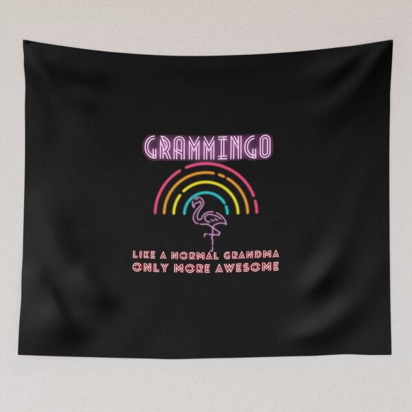 Item preview, Grammingo Like A Normal Grandma Only More Awesome Mom - Pink Flamingo designed and sold by mewsis.