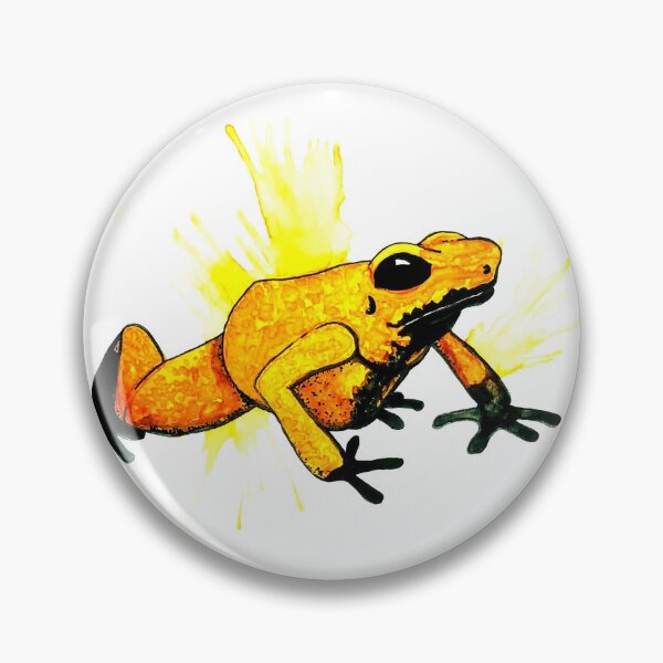 Item preview, Dendorbates Terribilis Orange Dart Frog Watercolor designed and sold by Gyngr-art.