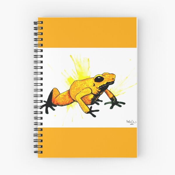 Item preview, Dendorbates Terribilis Orange Dart Frog Watercolor designed and sold by Gyngr-art.