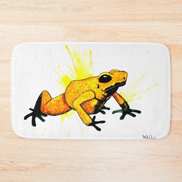 Item preview, Dendorbates Terribilis Orange Dart Frog Watercolor designed and sold by Gyngr-art.