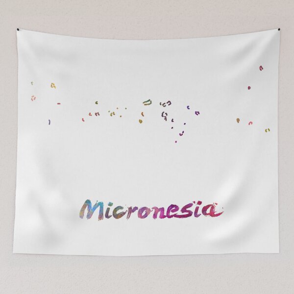 Item preview,  Micronesia watercolor map designed and sold by paulrommer.