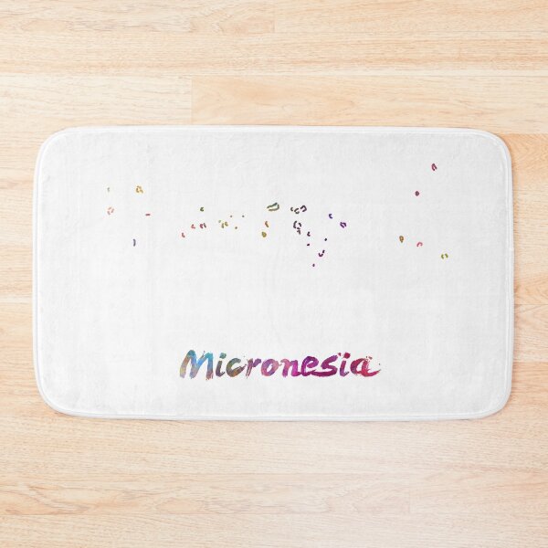Item preview,  Micronesia watercolor map designed and sold by paulrommer.