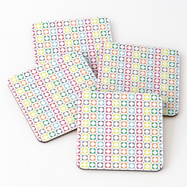 Item preview, Multicoloured Geometric Squares Design designed and sold by shadowbright.